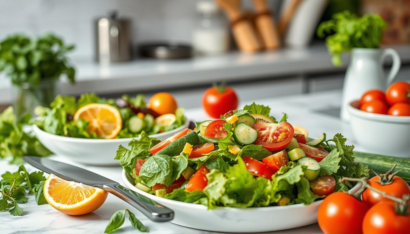 Fresh seasonal cooking dish